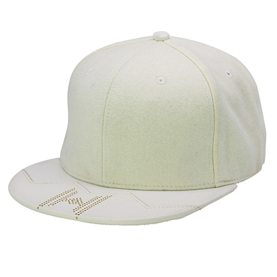 Customized Melton Snapback Caps with 