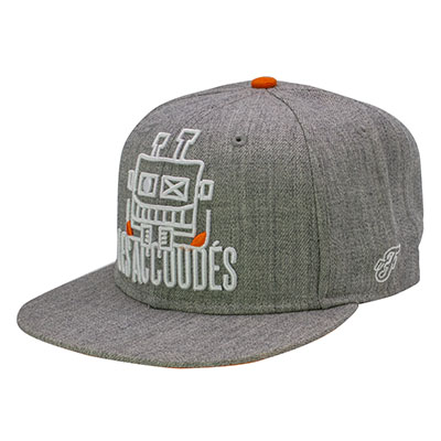 Customized Heather Grey <font color='red'>Snapback</font> <font color='red'>cap</font>s